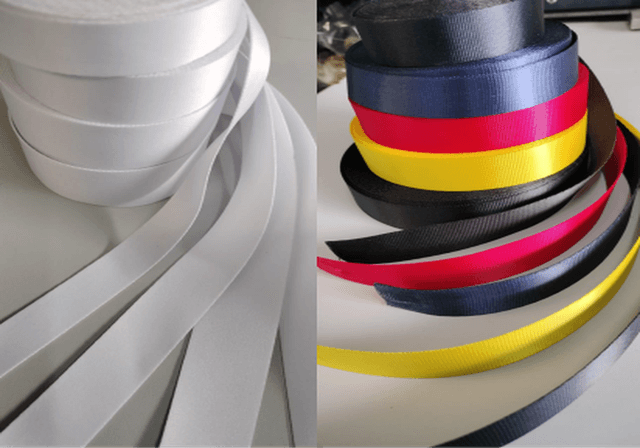 Bahan lanyard custom polyester dan Nylon warna warni