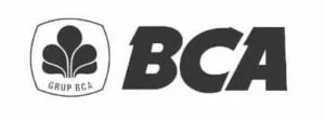 Logo Bank BCA dengan simbol bunga cengkeh dan teks BCA tebal.